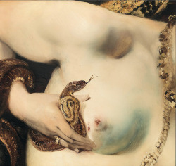 detailsofpaintings: Hans Makart, The Death of Cleopatra (detail) 1875 