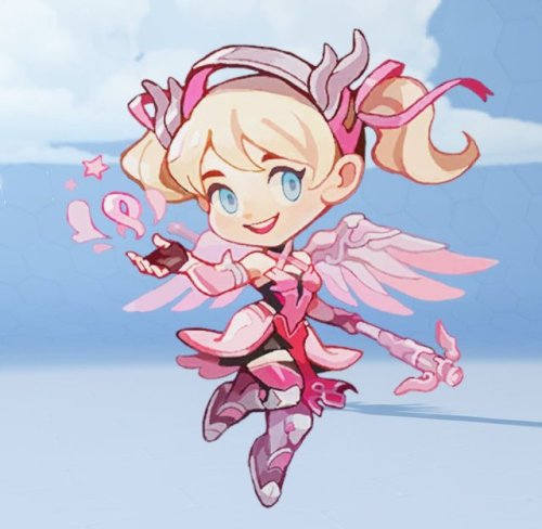 wastelandbaby:New mercy items for breast cancer research. There’s also a shirt on blizzards we
