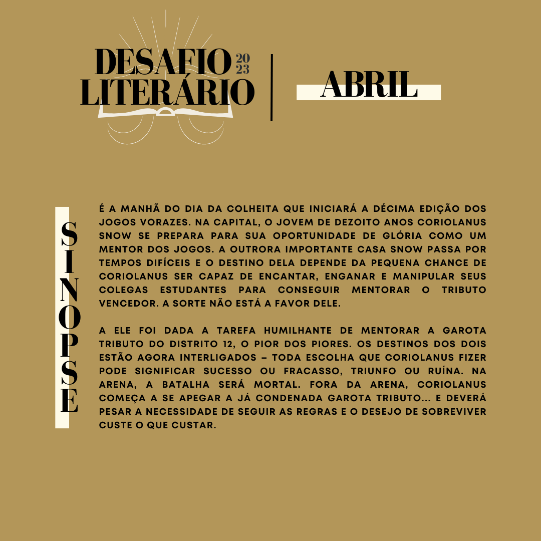 A Cantiga dos Pássaros e das Serpentes - Suzanne Collins - Resenhando Sonhos