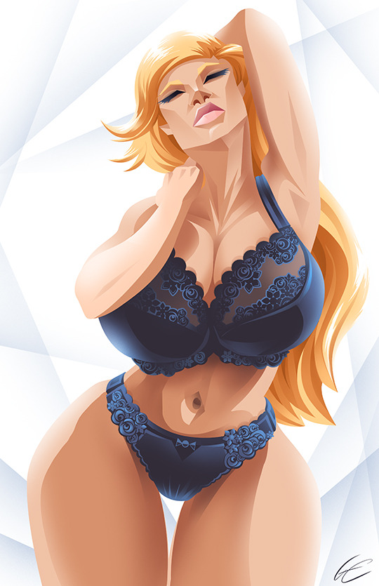 francoyovich:Blue Lingerie