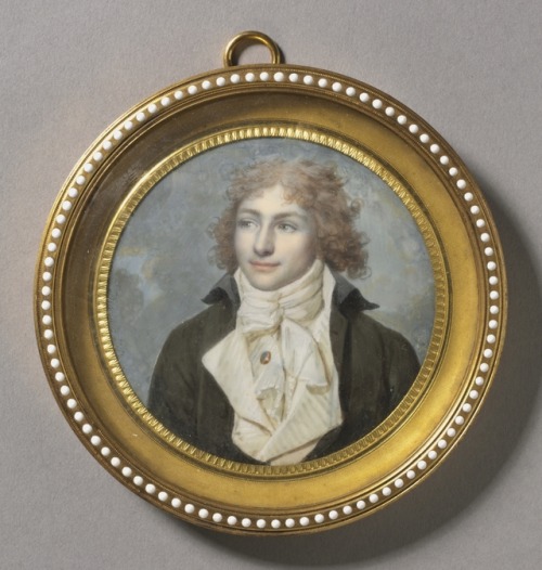 cma-european-art:Portrait of a Man, François Dumont, 1794, Cleveland Museum of Art: European 