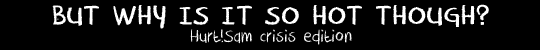 themegalosaurus:&lt;Ross Geller voice&gt; I’m fine.