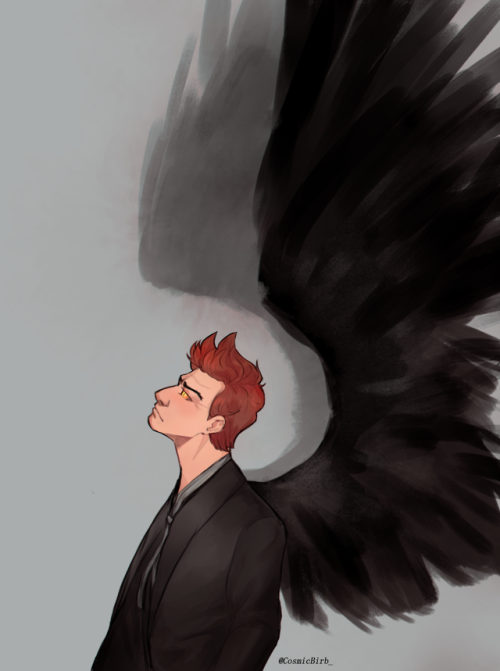 Finally added Aziraphale’s version! Hope you guys like it! Have any Good Omens idea/headc