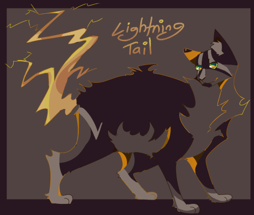 warriorslooklikethis:lightning tail looks like thisstyle emulation of @firestars-twolegs