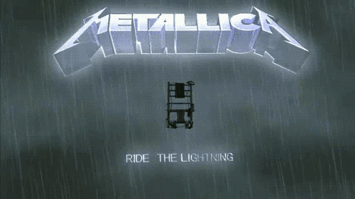 Metallica Metallica Ride The Lightning GIF - Metallica Metallica