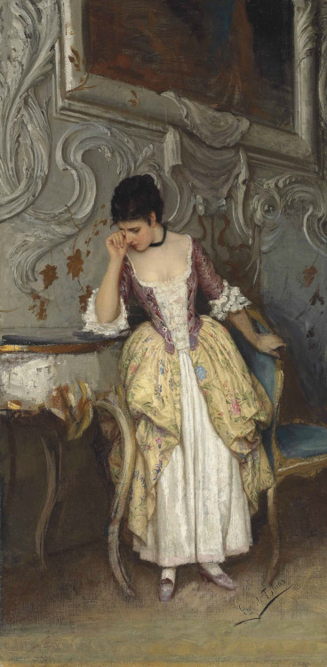 A Moment of Sadness by Eugene de Blaas