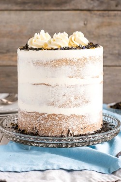 dessertdeliciousness:  Earl Grey Cake with
