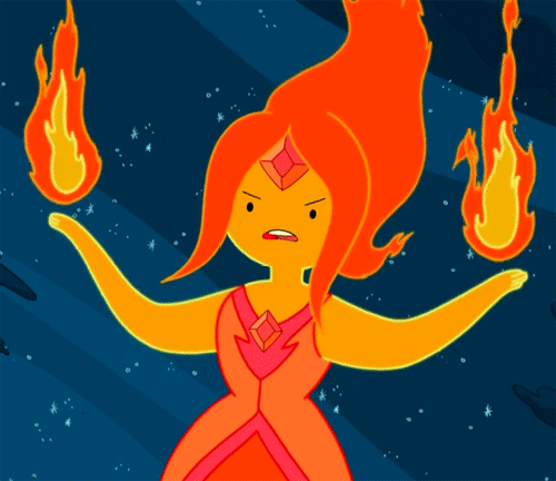 pearls–scabbard:  So has anyone else noticed that there is a flame crystal gem casually hiding out in OOO? Because check her out. She was probably grown by her father in that lantern she was kept in and since Adventure Time is known for it’s multi