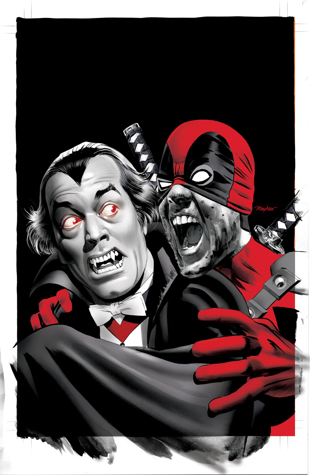 thebestthereiswaswillbe:  some vampire inspired art by the talented Mike Mayhew.