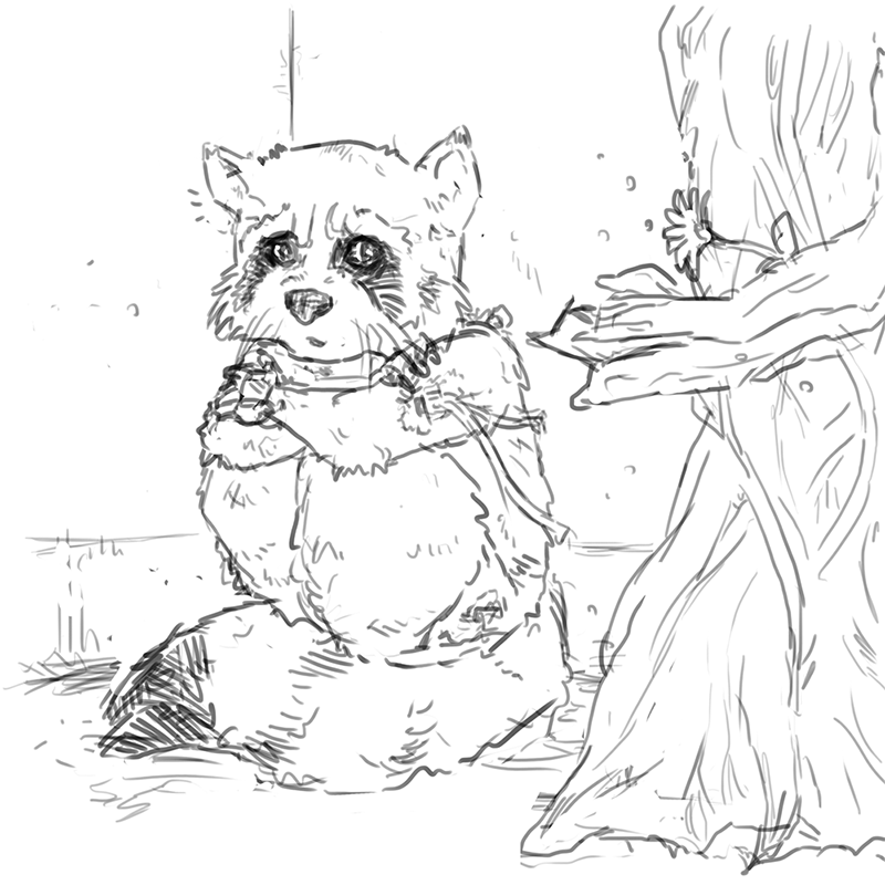 nextbodypartyoumoveillblowoff:  ladynorthstar:  Rocket and Groot’s first meeting