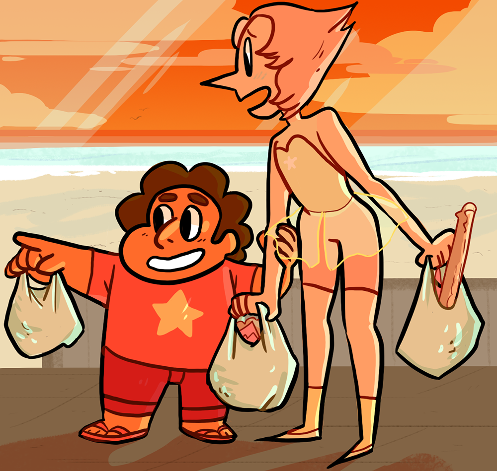 twispicalstephen:  shopping at sunset
