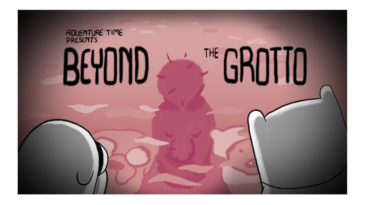 kingofooo:  Beyond the Grotto - title card designed by Lindsay and Alex Small-Butera