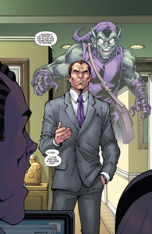 hellzyeahthewebwieldingavenger: Gwen Stacy #2I love how subtly this hinted that Norman Osborn might 