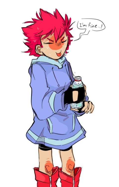 8xenon8: Kumatora would def be one of those people who never takes off their sweater even in the sum