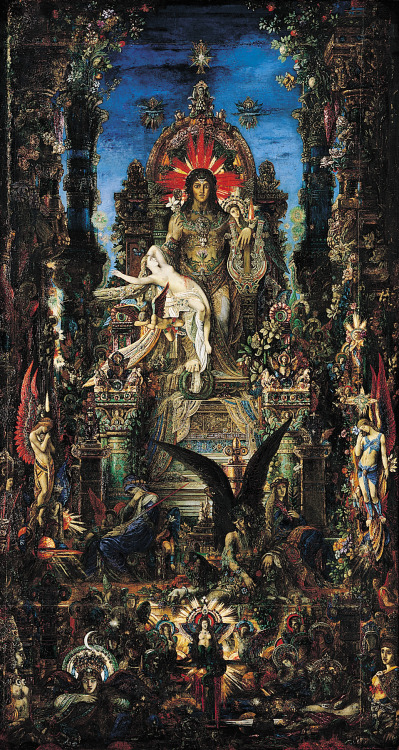 Gustave Moreau, Jupiter et Sémélé.