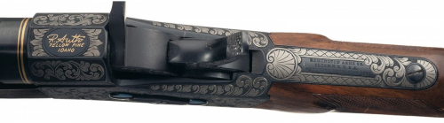 Custom Remington Model 1872 Rolling Block engraved by Master Engraver Robert Auth.