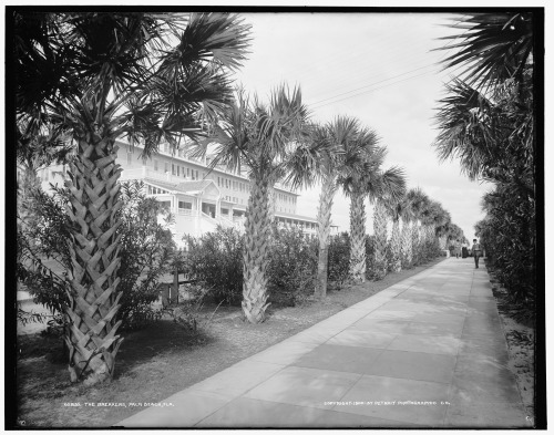 The Breakers Hotel. Palm Beach, Florida. 1900.First known as The Palm Beach Inn, the original hotel 