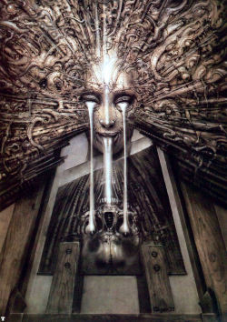 artsytoad:  H.R. Giger, Mirror Image   www.artsytoad.tumblr.com   