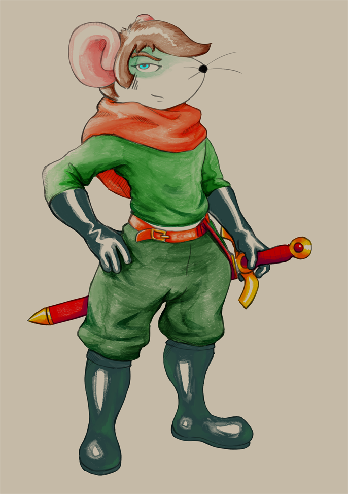 daftpatriot:  Here’s a team of characters I designed and drew for Memoirs of Magic,