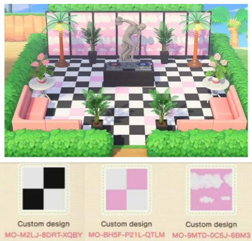 acnhcustomdesigns:patterns for floor, wall, simple panel