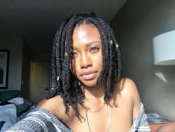 sisterlocked:  Perfect summer loc hairstyle by abidemikomolafe