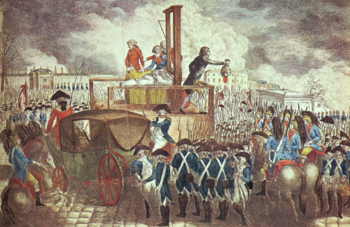 Executed Today, January 21st, 1793,French King Louis XVI, beheaded by guillotine during the French R