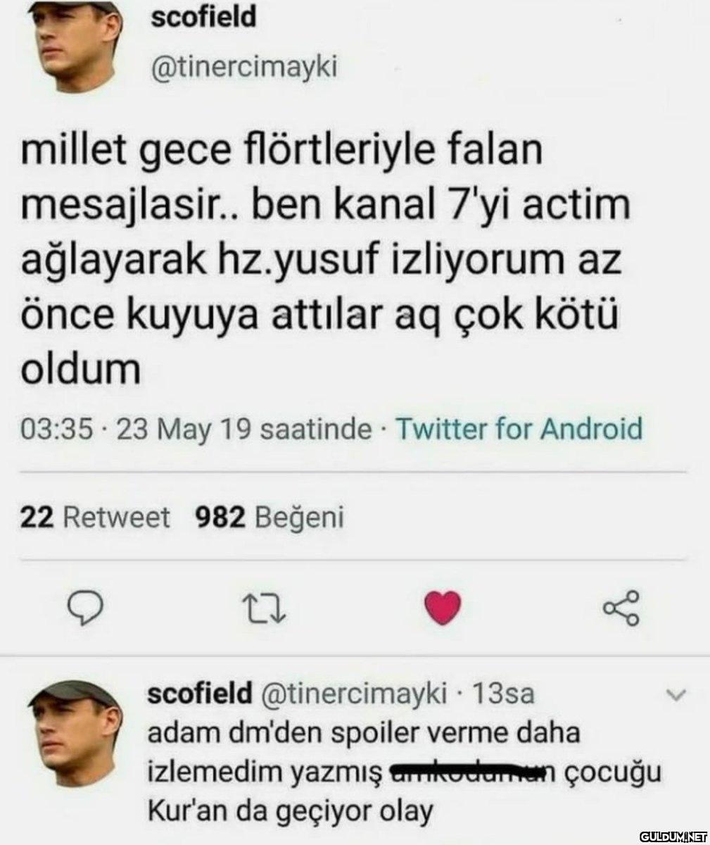 scofield @tinercimayki...