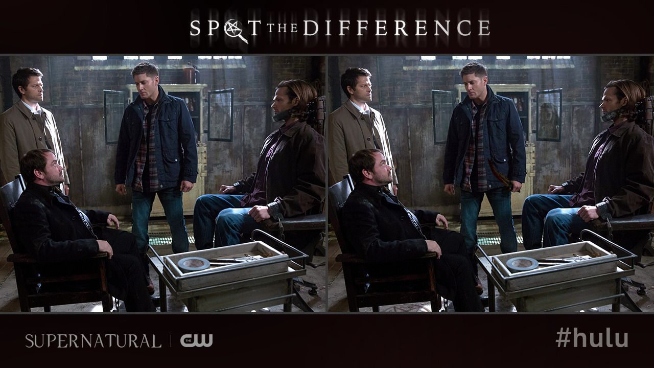 Spot the difference? If you find all 5 differences then you probably have Supernatural powers.