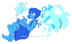 kaceart:  tryingmomentarily: a happy lapis!