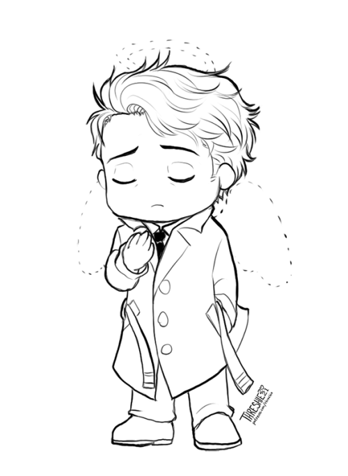Ex-angel Cas missing his wings and halo and healing hands.