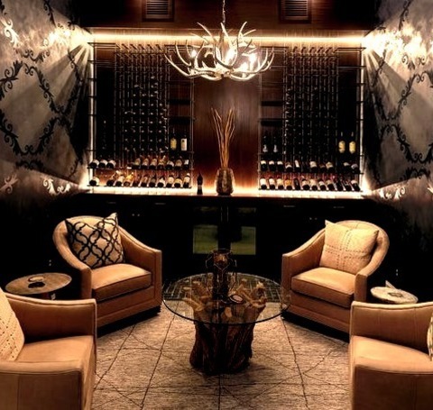 Dallas Large Wine Cellar An Illustration Of A Sizable Traditional Wine Cellar With Display Racks And