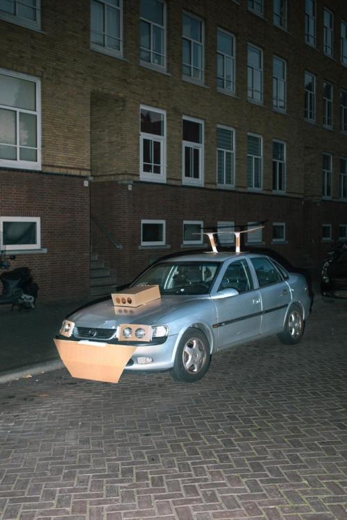 yasboogie:  Pimping Strangers’ Rides (at Night) with Cardboard  Photographer Max Siedentopf has no idea who the cars in his photos belong to. What he did know the second he saw them, is that they were in dire need of an upgrade. Armed with a few pieces