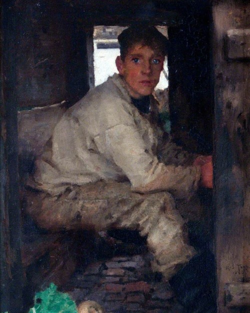 beyond-the-pale:Cabin Boy - Henry Scott Tuke (1858-1929) Henry Miller Fine Art
