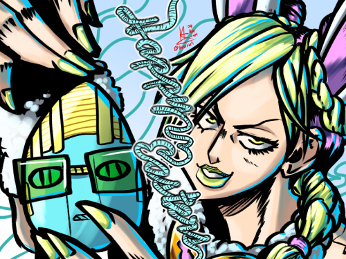kosenart:So it’s easters AND Stone Ocean was announced? Lovely way to light up a mood~I, Kosen, will