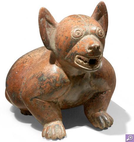 centuriespast:Colima DOG, Terra-cotta with red slipThe Dayton Art Institute