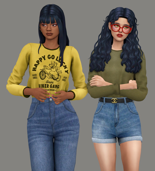 eunosims: shorts denim & round T-shirtround T-shirt  Download (Early Access)  June 4  Release 