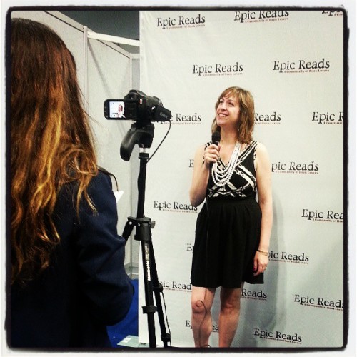 epicreads: Photos from our interview session at Book Expo America!We spot Sooz!