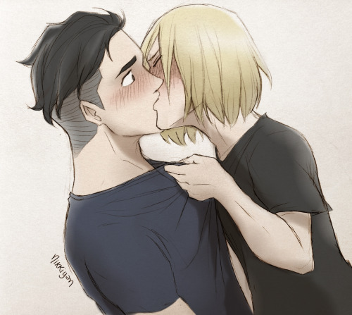 nikkiyan: Maybe next time, Otabek! xDOtaYuri Christmas kiss - Part 3 Part 1 | Part 2