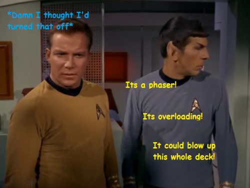 aurordream:I’ve been intending to get back to Star Trek Shitposting for ages, and Spock diving