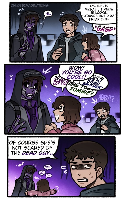 Abby Finally Meets FNAF Game Michael Afton 