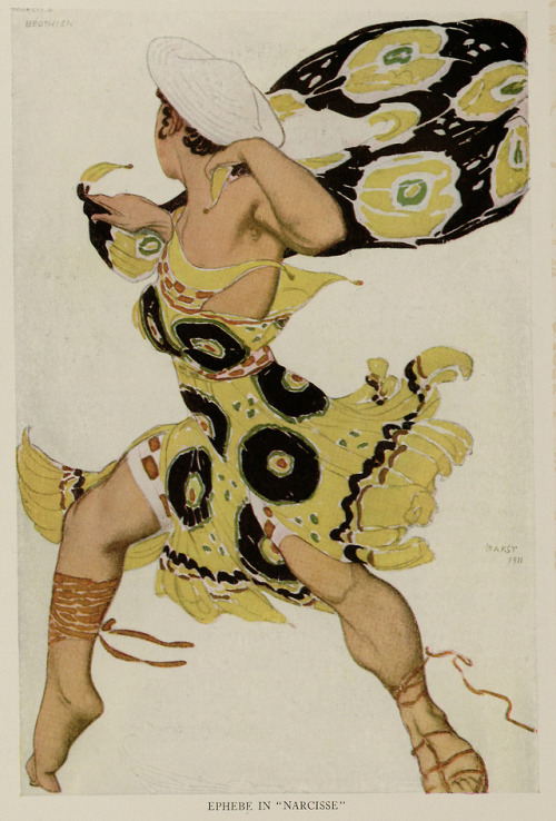 Léon Bakst (1866-1924), &lsquo;Ephebe&rsquo;, &ldquo;Narcisse&rdquo;, 1916Sou