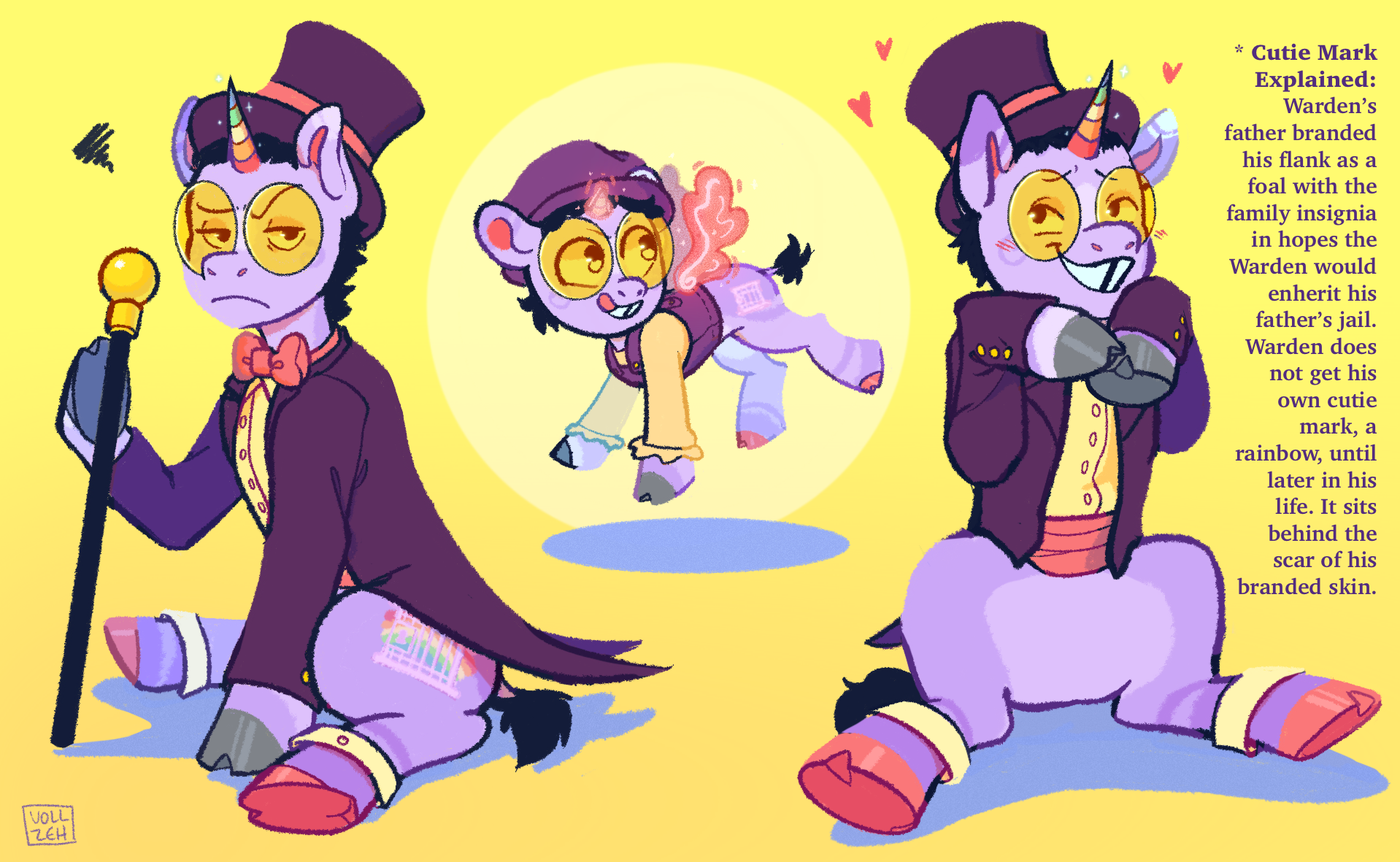 vollzeh:What if the Superjail characters were ponies?ft. The Warden, the Twins, and