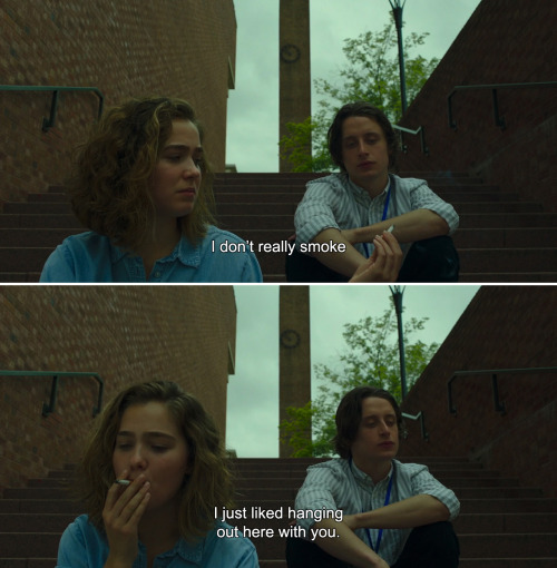 ― Columbus (2017)Gabriel: I don’t really smoke. I just liked hanging out here with you. #ithinkthere