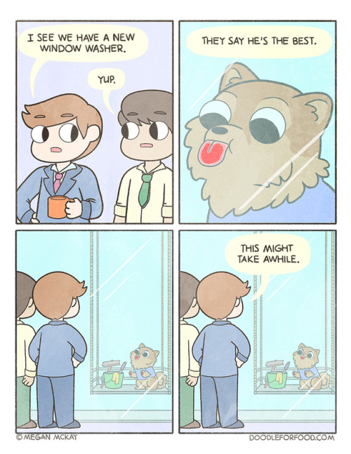 doodleforfood: He’s determined Patreon | Shop | Webtoon Series