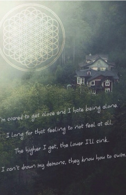 free-2b-e-yourself:  Can tou hear the silence? Can you see the dark? Can you fix the broken? Can you feel my heart? -BMTH We Heart It.