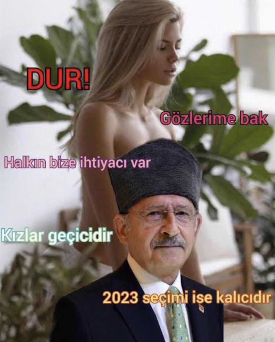 DUR! Halkın bize ihtiyacı...