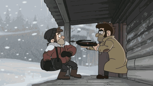 randommindtime:  A Warm Brotherly Welcome - by Stanford Pines 