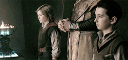 remyreaper:  darksigyn:  let me just tell you briefly about these amazing camera shots and their symbolism: shot #1: Thor and Loki as kids are equal with their father almost out of reach for the both of them (his face is out of the shot) - though they