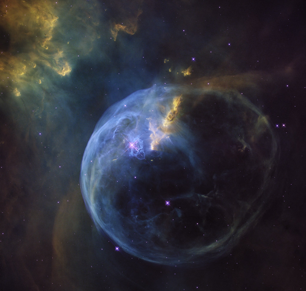 The Bubble Nebula by europeanspaceagency