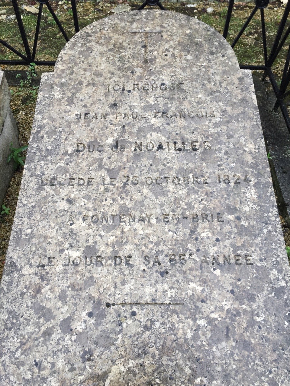 vexilloquy:  vexilloquy:  Next to Lafayette and Adrienne’s grave is a little fenced